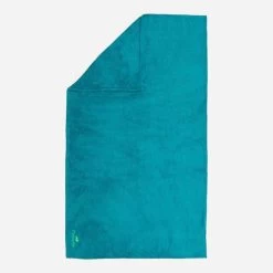 Serviette De Bain Microfibre Ultra Douce Bleu Taille XL 110 X 175 Cm -Pas Cher Nautisport Magasin 8405091