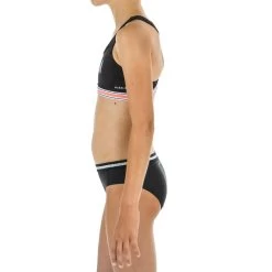 Bas De Maillot De Bain De Natation Vega Fille Noir -Pas Cher Nautisport Magasin bas de maillot de bain de natation vega fille noir 4