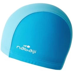 Bonnet De Bain Bébé Bicolor Bleu En Maille -Pas Cher Nautisport Magasin bonnet de bain bebe bicolor bleu en maille 2