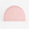 Bonnet De Bain En Maille Enduite - Tissu Uni - Taille S - Rose