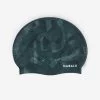 Bonnet De Bain En Silicone - Taille Unique - Geol Noir Vert