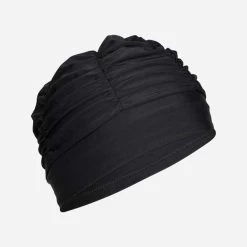Bonnet De Bain Natation Maille Volume Noir