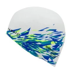 BONNET DE BAIN SILICONE PRINT FIRE BLANC -Pas Cher Nautisport Magasin bonnet de bain silicone print fire blanc 3