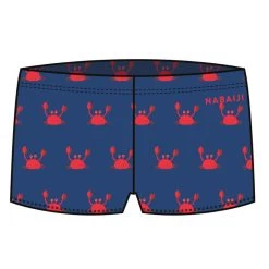 Boxer De Bain Bébé / Enfant Bleu Imprimé CRABES -Pas Cher Nautisport Magasin boxer de bain bebe enfant bleu imprime crabes 10