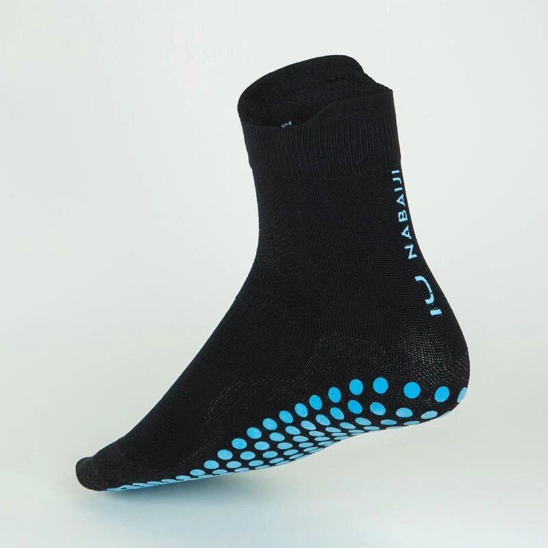 Chaussettes De Piscine - Antibactériennes - Noir/Turquoise 3 Chaussettes De Piscine - Antibactériennes - Noir/Turquoise – Image 3