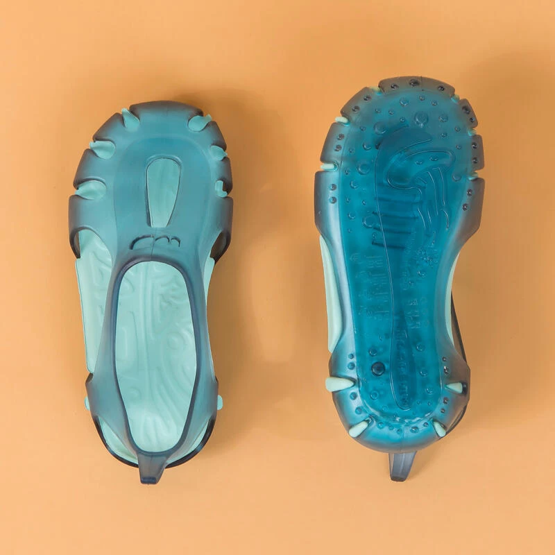 Chaussure Chausson Piscine Bébé Gris/vert Menthe 4 Chaussure Chausson Piscine Bébé Gris/vert Menthe – Image 4