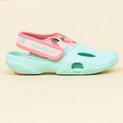 Chaussure Sabot Piscine Bébé CLOG 500Gazelle Menthe -Pas Cher Nautisport Magasin chaussure sabot piscine bebe clog 500gazelle menthe 2