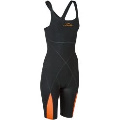 Combinaison De Compétition De Natation Fina Femme Orange Noir -Pas Cher Nautisport Magasin combinaison de competition de natation fina femme orange noir 4
