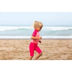 Combinaison De Natation Anti UV Bébé / Enfant Manches Courtes Rose Imprimé -Pas Cher Nautisport Magasin combinaison de natation anti uv bebe enfant manches courtes rose imprime 4