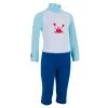 Combinaison De Natation Anti UV Bébé / Enfant Manches Longues Bleu Imprimé