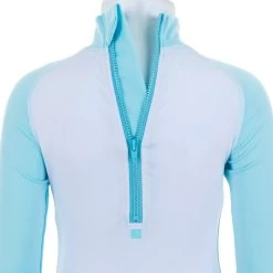 Combinaison De Natation Anti UV Bébé / Enfant Manches Longues Bleu Imprimé -Pas Cher Nautisport Magasin combinaison de natation anti uv bebe enfant manches longues bleu imprime 4