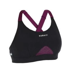 Haut De Maillot De Bain Aquagym-aquabike Femme Elea Noir Bordeaux -Pas Cher Nautisport Magasin haut de maillot de bain aquagym aquabike femme elea noir bordeaux 7