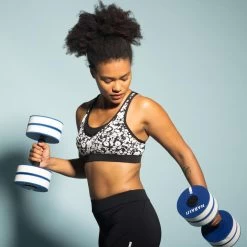 Pas Cher Nautisport Magasin -Pas Cher Nautisport Magasin haut de maillot de bain aquagym aquabike femme lou lica blanc noir 1