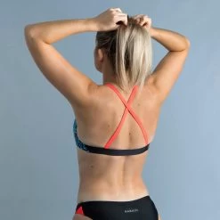 Haut De Maillot De Bain De Natation Femme Jana Bleu Multicouleurs -Pas Cher Nautisport Magasin haut de maillot de bain de natation femme jana bleu multicouleurs 2