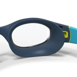 Lunettes De Natation 100 Soft - Taille S - Verres Clairs - Bleu Jaune -Pas Cher Nautisport Magasin lunettes de natation 100 soft taille s verres clairs bleu jaune 4