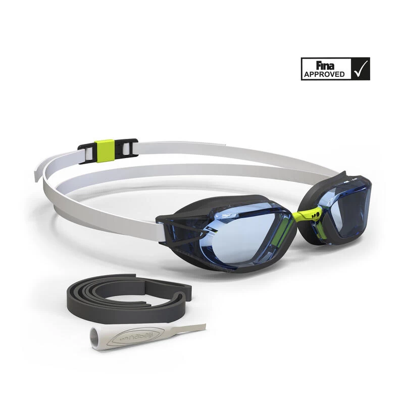LUNETTES DE NATATION 900 B-FAST NOIR VERT VERRES CLAIRS 3 LUNETTES DE NATATION 900 B-FAST NOIR VERT VERRES CLAIRS – Image 3
