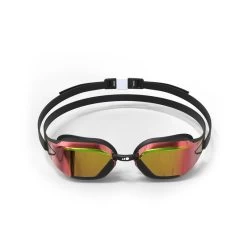 Lunettes De Natation BFAST - Verres Miroir - Taille Unique - Noir Rouge -Pas Cher Nautisport Magasin lunettes de natation bfast verres miroir taille unique noir rouge 2