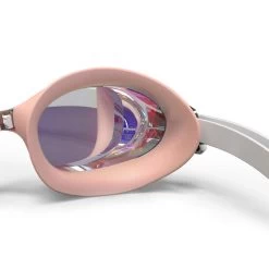 Lunettes De Natation BFIT - Verres Miroirs - Taille Unique - Blanc Rose -Pas Cher Nautisport Magasin lunettes de natation bfit verres miroirs taille unique blanc rose 4