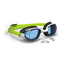 Lunettes De Natation BFIT - Verres Teintés - Taille Unique - Blanc Bleu -Pas Cher Nautisport Magasin lunettes de natation bfit verres teintes taille unique blanc bleu 5