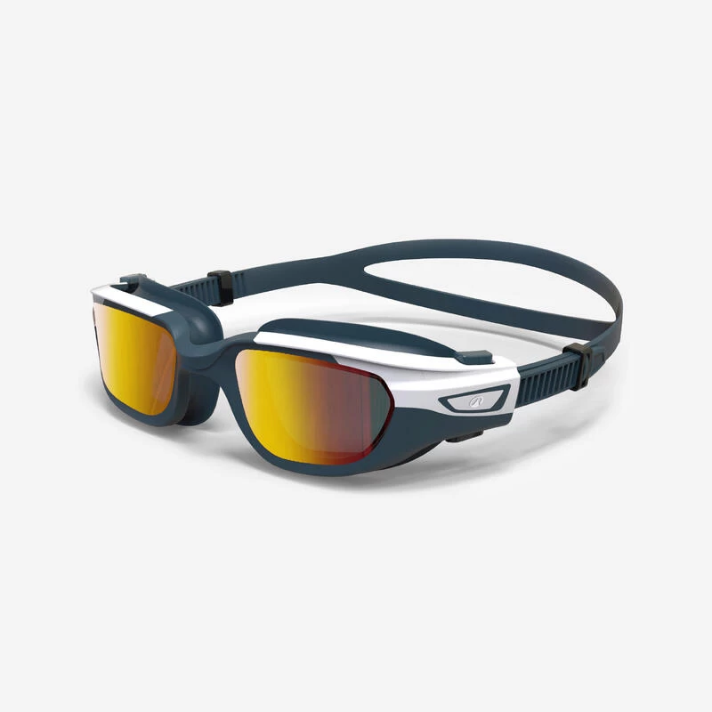 Lunettes De Natation SPIRIT - Verres Miroirs - Petite Taille - Bleu Orange 1 Lunettes De Natation SPIRIT - Verres Miroirs - Petite Taille - Bleu Orange