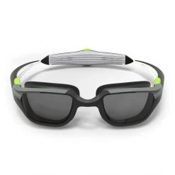 Lunettes De Natation TURN - Verres Fumés - Taille Unique - Noir Gris Jaune -Pas Cher Nautisport Magasin lunettes de natation turn verres fumes taille unique noir gris jaune 2