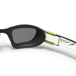 Lunettes De Natation TURN - Verres Fumés - Taille Unique - Noir Gris Jaune -Pas Cher Nautisport Magasin lunettes de natation turn verres fumes taille unique noir gris jaune 5