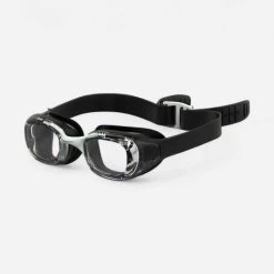 Lunettes De Natation Correctrices Myopie Verres Clairs XBASE OPTIQUE Noir