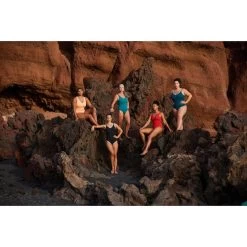 Maillot De Bain 1 Pièce Aquagym Femme Ines Rouge -Pas Cher Nautisport Magasin maillot de bain 1 piece aquagym femme ines rouge 2