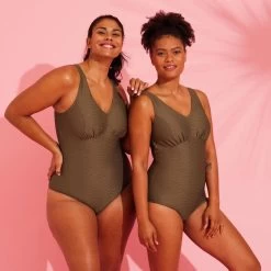 Maillot De Bain 1 Pièce Aquagym Femme Romi Salento Kaki -Pas Cher Nautisport Magasin maillot de bain 1 piece aquagym femme romi salento kaki 3