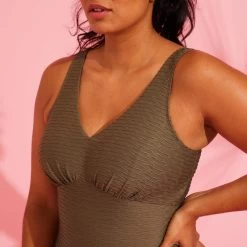 Maillot De Bain 1 Pièce Aquagym Femme Romi Salento Kaki -Pas Cher Nautisport Magasin maillot de bain 1 piece aquagym femme romi salento kaki 5