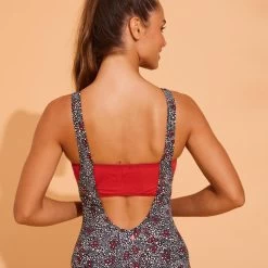 Maillot De Bain 1 Pièce Aquagym Femme Zoey Daisy Noir -Pas Cher Nautisport Magasin maillot de bain 1 piece aquagym femme zoey daisy noir 8