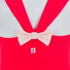 Maillot De Bain 1 Pièce Bébé Fille Jupette Rouge -Pas Cher Nautisport Magasin maillot de bain 1 piece bebe fille jupette rouge 2