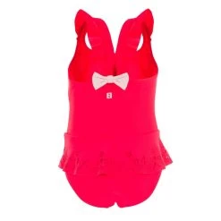 Maillot De Bain 1 Pièce Bébé Fille Jupette Rouge -Pas Cher Nautisport Magasin maillot de bain 1 piece bebe fille jupette rouge 4