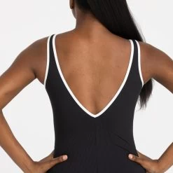 Maillot De Bain 1 Pièce Femme Virginia Noir -Pas Cher Nautisport Magasin maillot de bain 1 piece femme virginia noir 2