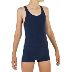 Maillot De Bain 1 Pièce Vega Shorty Bleu Marine