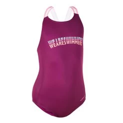 Maillot De Bain De Natation Fille 1 Pièce Vega+ Violet Wa Swimmers -Pas Cher Nautisport Magasin maillot de bain de natation fille 1 piece vega violet wa swimmers 4