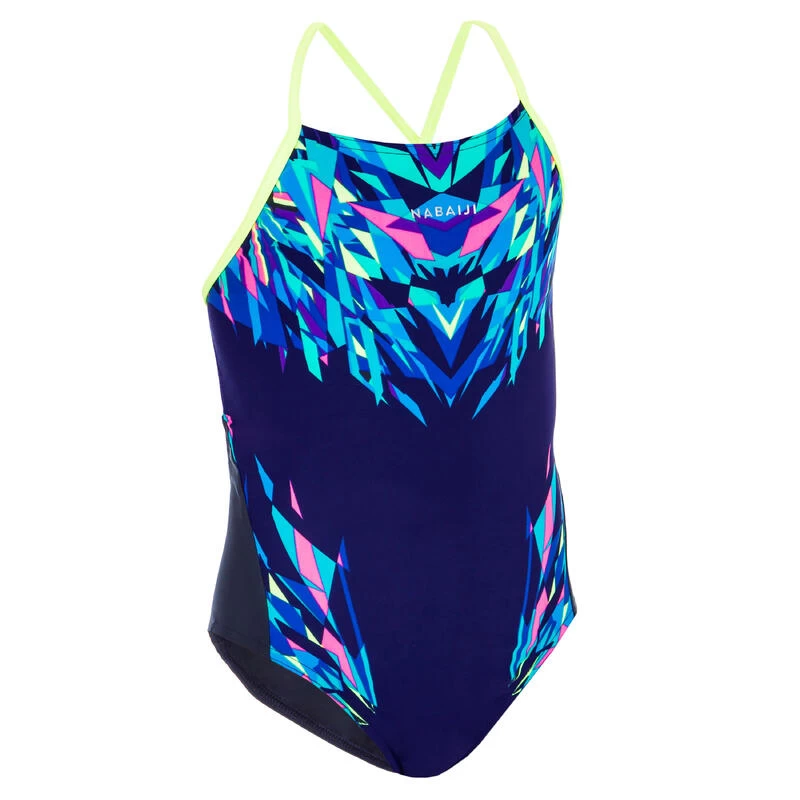 Maillot De Bain De Natation Une Pièce Fille Résistant Chlore Lexa Kali Bleu 4 Maillot De Bain De Natation Une Pièce Fille Résistant Chlore Lexa Kali Bleu – Image 4