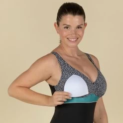 Maillot De Bain Gainant Natation Femme 1 Pièce Kaipearl Triki Leo Noir -Pas Cher Nautisport Magasin maillot de bain gainant natation femme 1 piece kaipearl triki leo noir 4