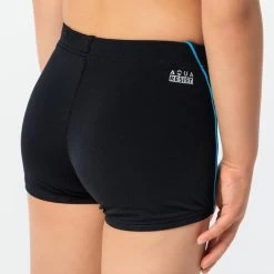 Maillot De Bain Natation Garçon - Boxer 100 Plus - Noir -Pas Cher Nautisport Magasin maillot de bain natation garcon boxer 100 plus noir 2