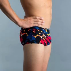 MAILLOT DE BAIN NATATION HOMME BANDEAU LARGE 900 KAL ROUGE -Pas Cher Nautisport Magasin maillot de bain natation homme bandeau large 900 kal rouge 6