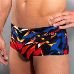 MAILLOT DE BAIN NATATION HOMME BANDEAU LARGE 900 KAL ROUGE -Pas Cher Nautisport Magasin maillot de bain natation homme bandeau large 900 kal rouge 8