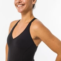 Maillot De Bain1 Pièce De Natation Femme Pearl Noir -Pas Cher Nautisport Magasin maillot de bain1 piece de natation femme pearl noir 3