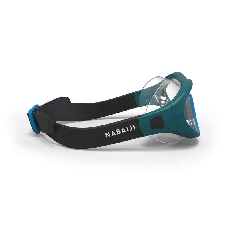 Masque De Piscine - Swimdow V2 Taille L Verres Clairs - Gris Bleu 2 Masque De Piscine - Swimdow V2 Taille L Verres Clairs - Gris Bleu – Image 2