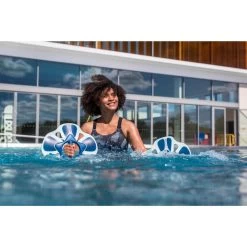 Paire D'haltères Aquatiques Pullpush Flower L Aquagym Bleu -Pas Cher Nautisport Magasin paire dhalteres aquatiques pullpush flower l aquagym bleu 2