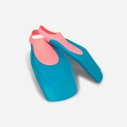 Palmes De Natation Tonifins 500 Bleu Corail