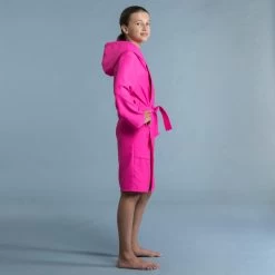 PEIGNOIR DE BAIN ENFANT COMPACT ROSE -Pas Cher Nautisport Magasin peignoir de bain enfant compact rose 2