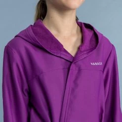 PEIGNOIR DE BAIN ENFANT COMPACT VIOLET -Pas Cher Nautisport Magasin peignoir de bain enfant compact violet 4