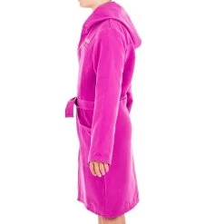 Peignoir De Bain Enfant Microfibre Compact Violet -Pas Cher Nautisport Magasin peignoir de bain enfant microfibre compact violet 2