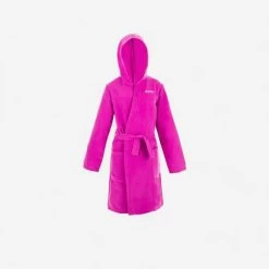 Peignoir De Bain Enfant Microfibre Compact Violet