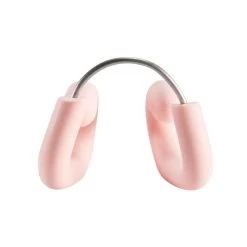 PINCE NEZ DE NATATION INOX-LATEX RÉGLABLE ROSE PASTEL -Pas Cher Nautisport Magasin pince nez de natation inox latex reglable 2